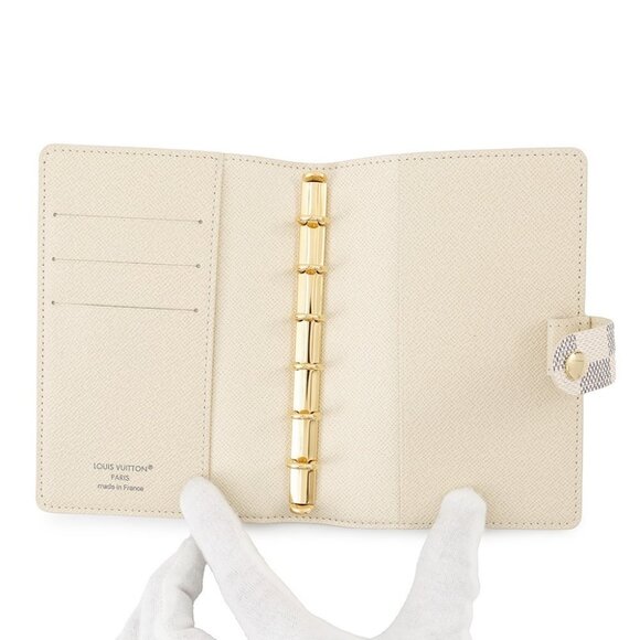 LOUIS VUITTON Agenda Cover Size PM Damier Azur Beige - Picture 11 of 12